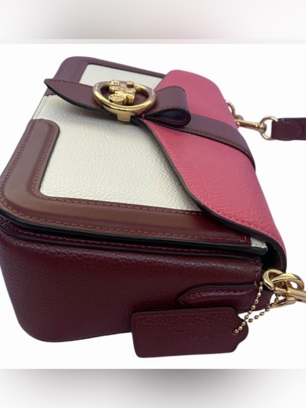 ✨ Beautiful Coach Pink & White Shoulder Bag ✨ 🩷🩷🩷🩷🩷 - Picture 9 of 15
